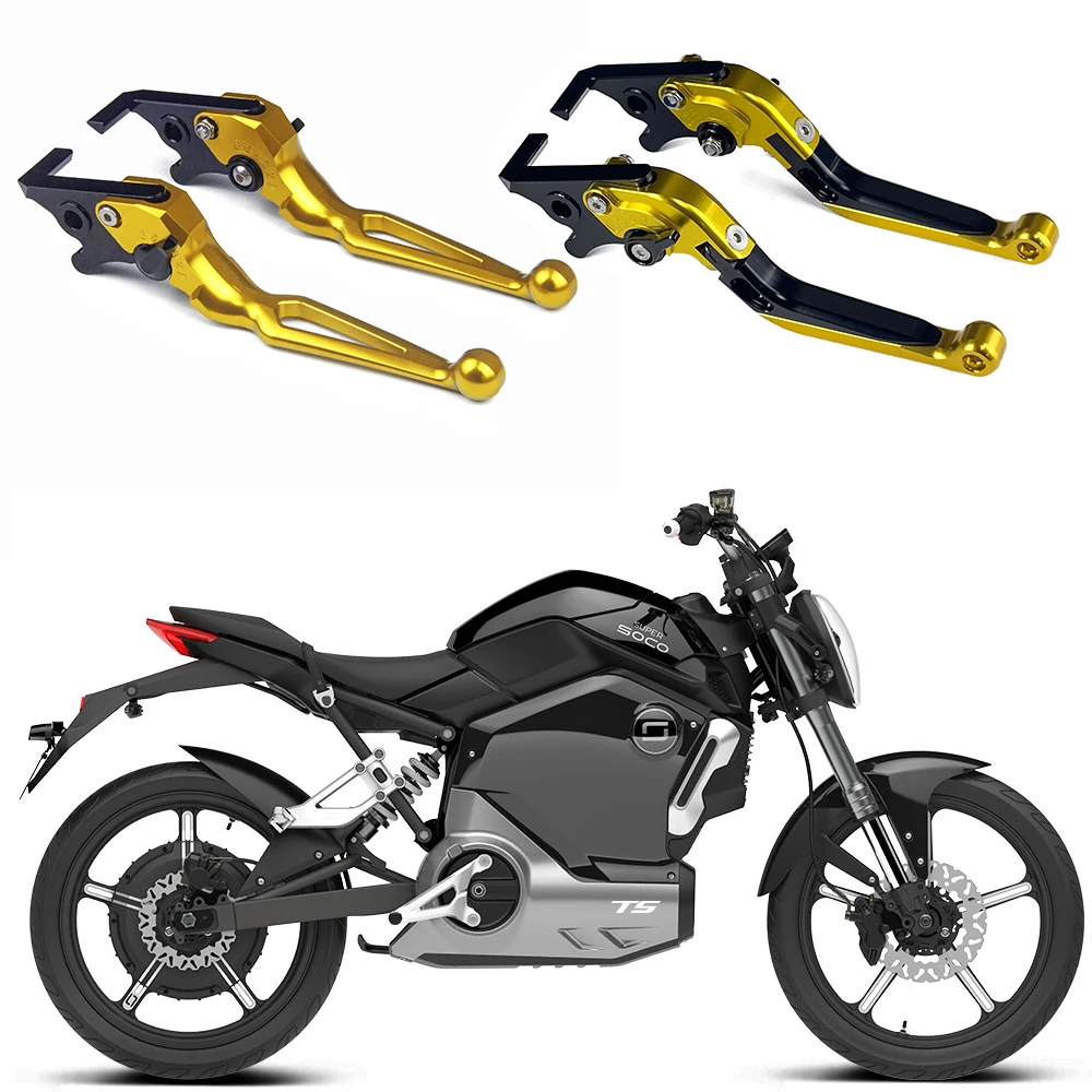 For SOCO TC TS PRO with Park (JN-15-1/JN-16) Folding Brake Clutch Lever Motorcycle Accessories Adjustable Retractable