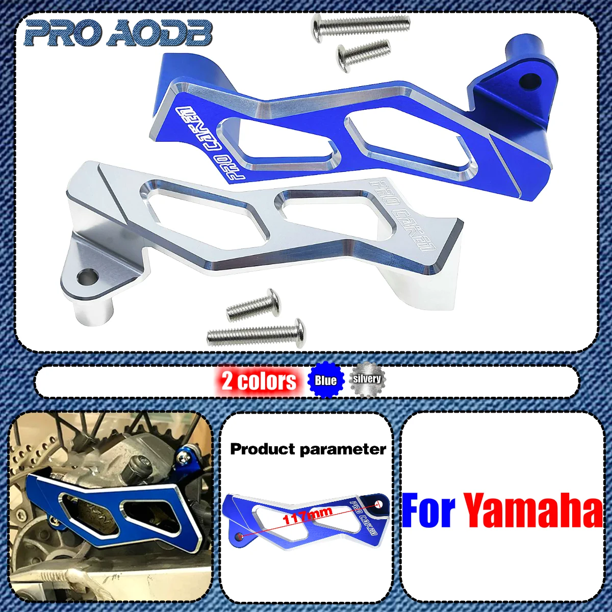 

Motorcycle CNC Rear Brake Caliper Guard Protector Cover For Yamaha parts YZ125 250 250X 250F 450F 250FX 450FX 125X WR250R WR250X