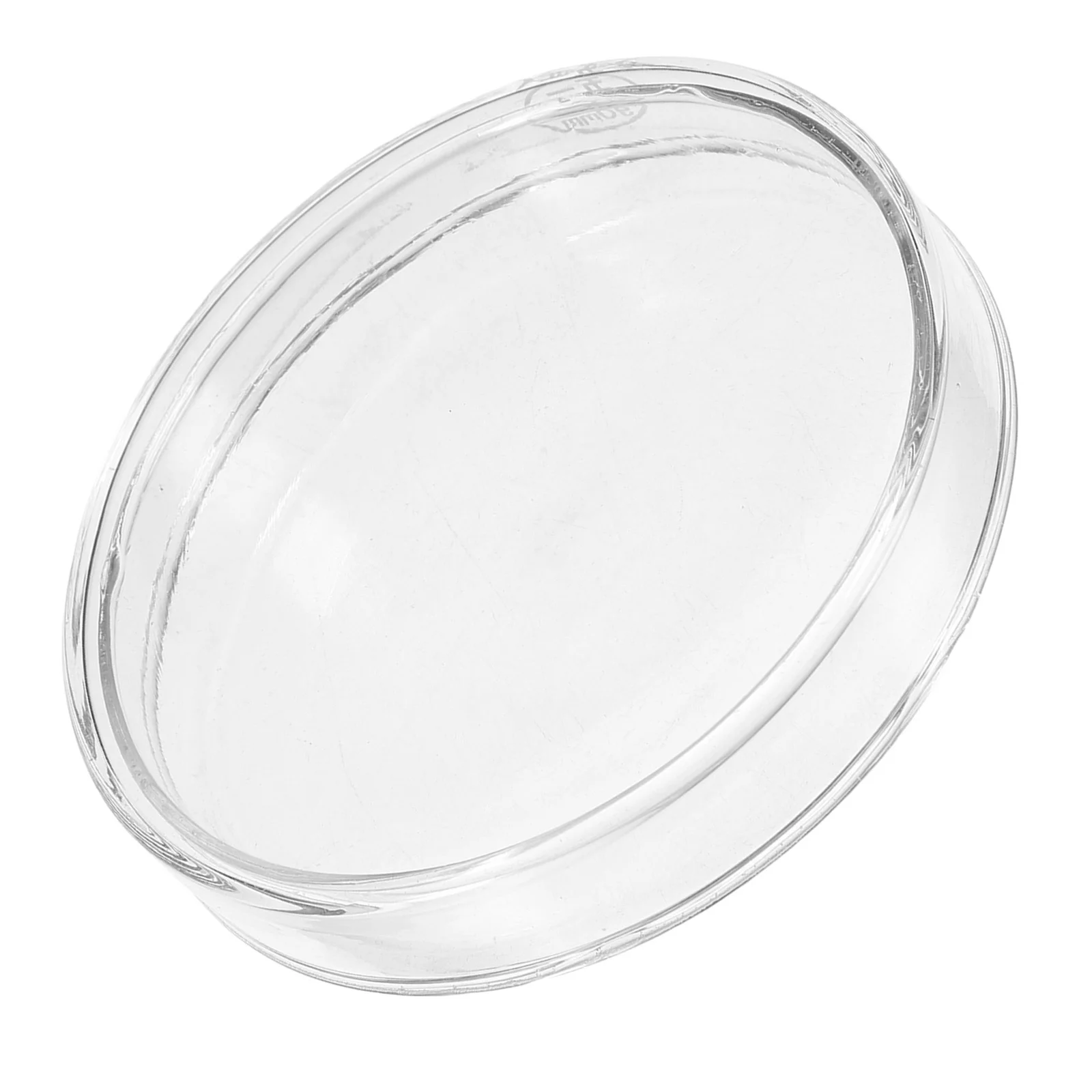 

Glass Petri Dish Laboratory Culture Plate Flat Bottom Durable Heat Resistant Agar Plates Supplies