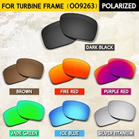 Apto para Oakley Turbine OO9263, lentes de montura de 65mm, repuesto para gafas de sol Oakley OO9263 Turbine de 65mm