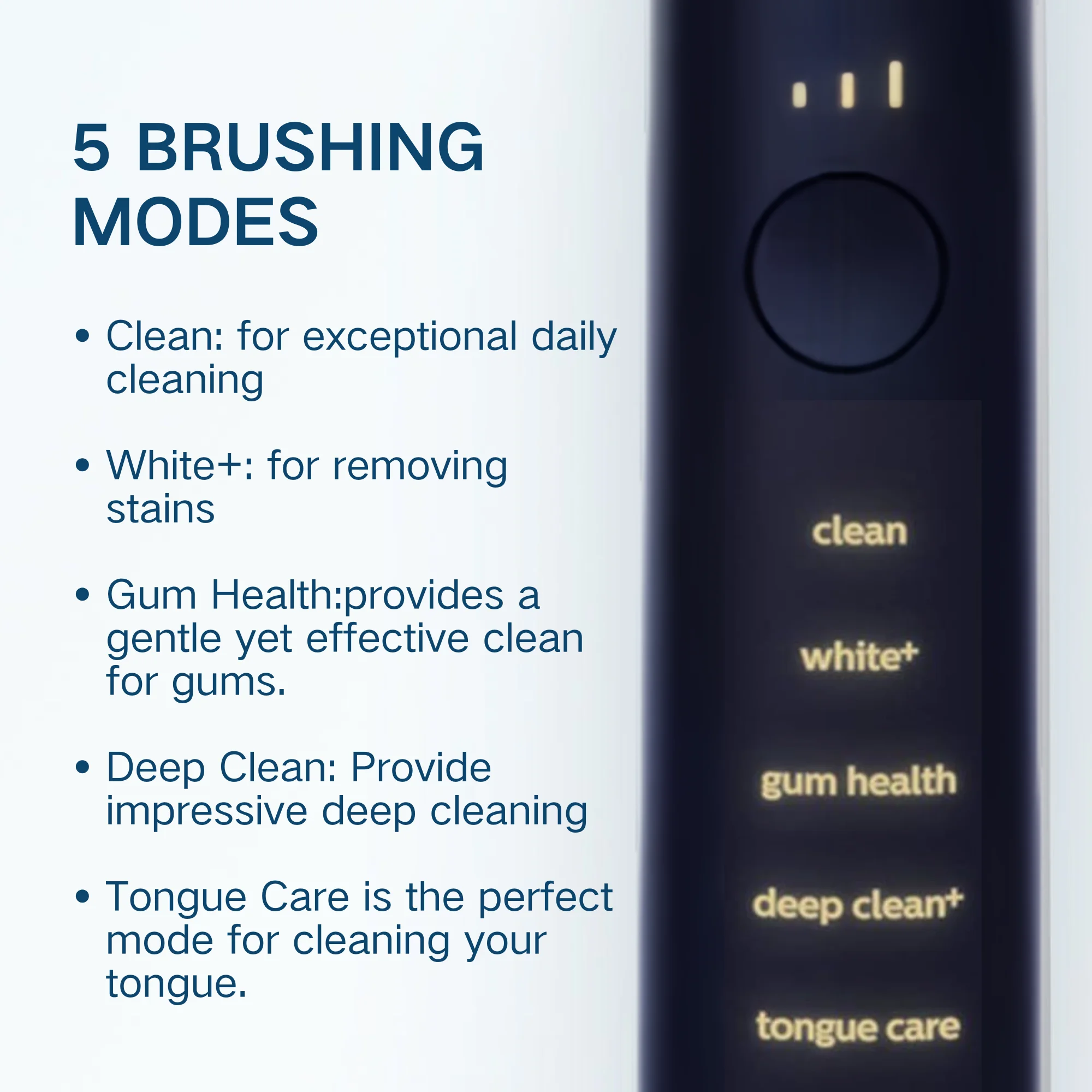 فرشاة أسنان فيليبس سونيكير 9500 الكهربائية HX993، بدون تغليف أصلي، مع بلوتوث، رأس فرشاة C3