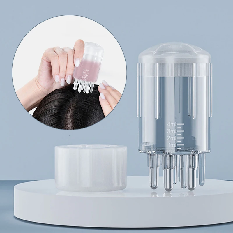 

4ML Scalp Applicator Liquid Comb For Hair Growth Serum Oil Nourish Mini Portable Hair Roots Massage Medicine Comb Hair