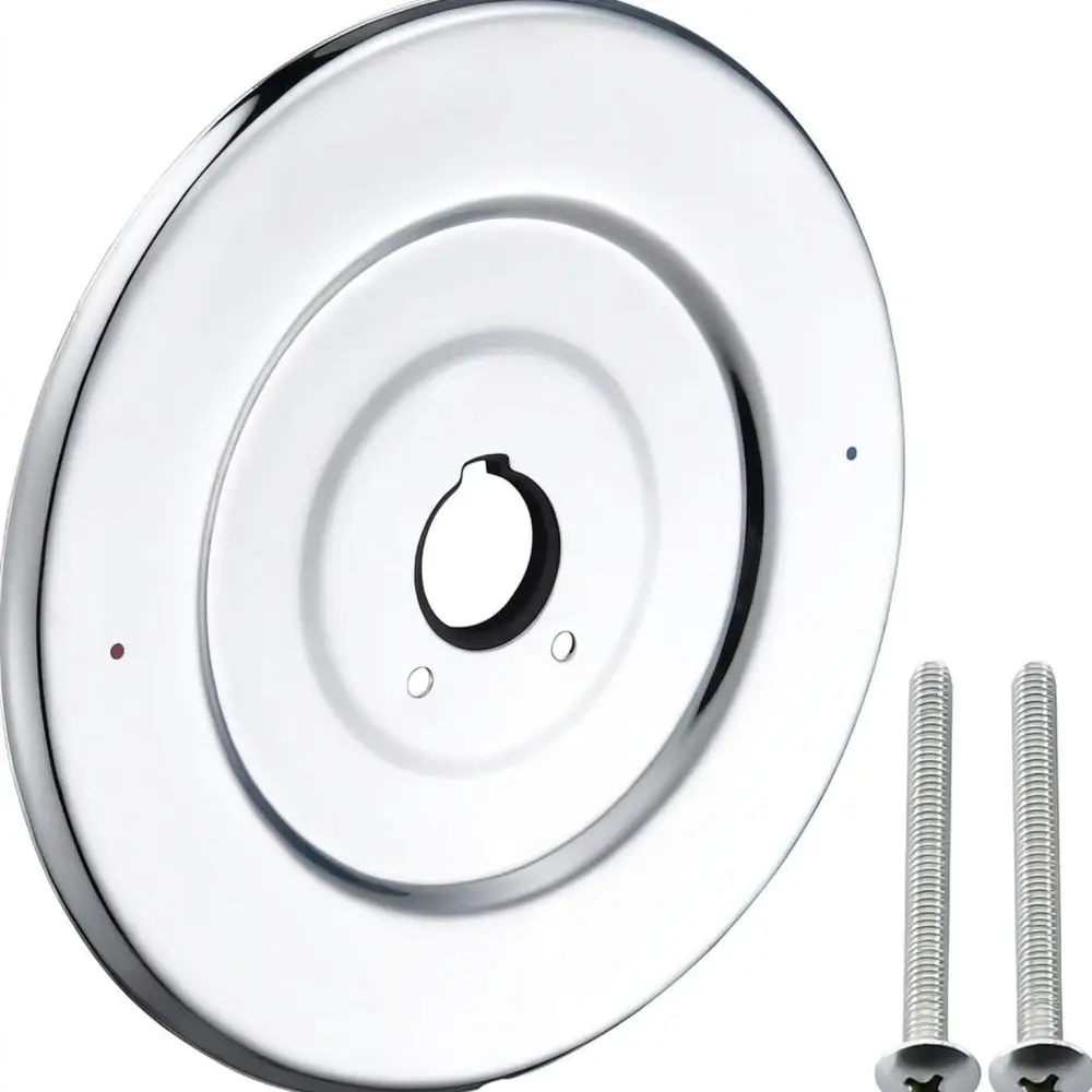 Bathroom Shower Valve Escutcheon For Moen 16090 Chateau Collection Replacement Stainless Steel Cover Plate Trim Silver