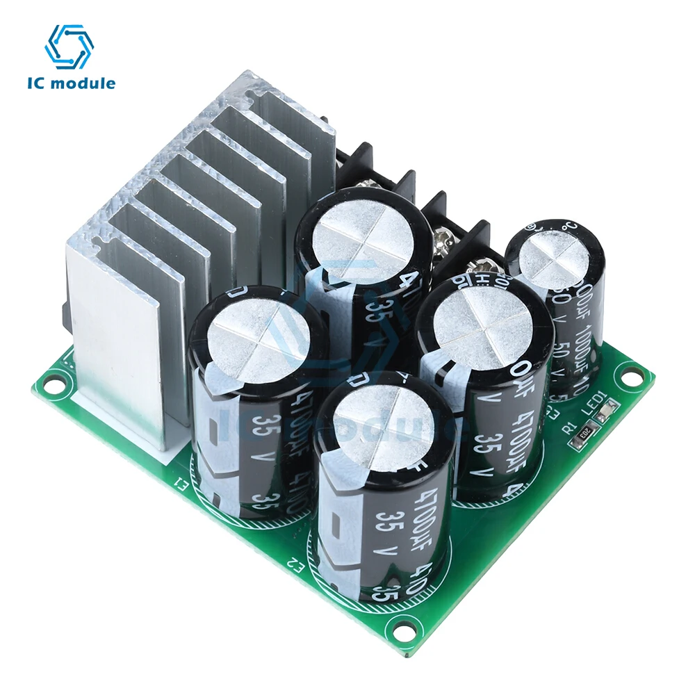 10A Single Power Supply Module Rectifier Filter Board Unregulated Power Supply Board Power Amplifier Single Power Supply Board