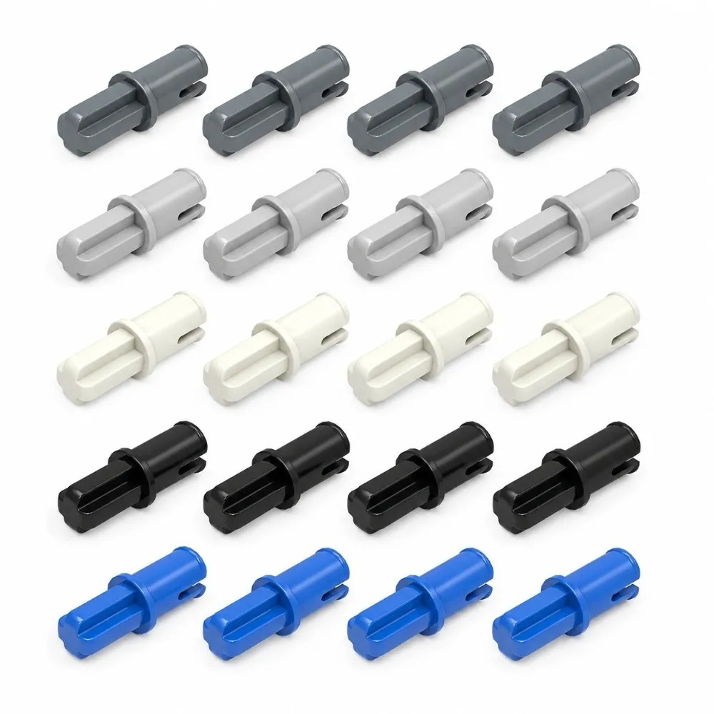 50g About 208Pcs ABS Plastic Building Block Connector Multiple Colors Replacement Small Particle Bricks for Lego 6562 3749