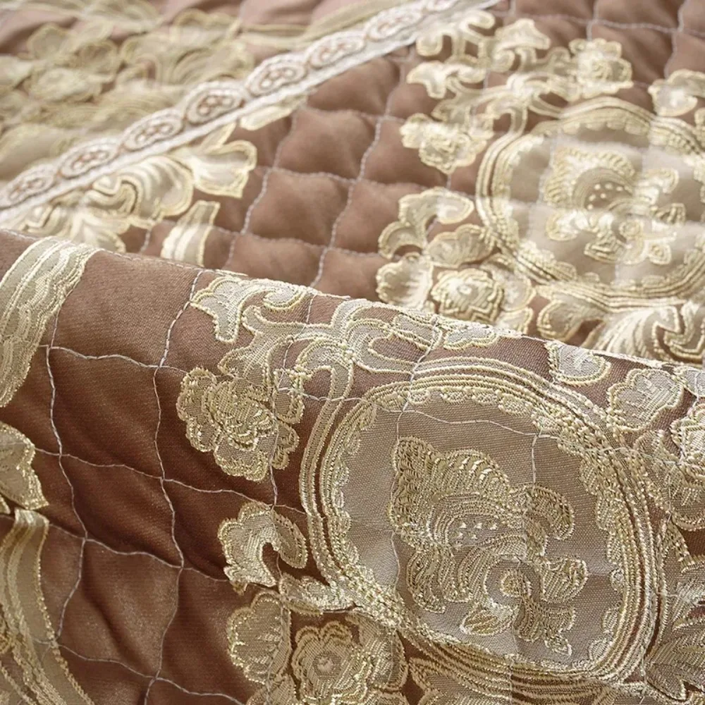 Luxury Golden Sofa Cover, TOP Cotton Linen Blending Slipcover, Monolithic Combination Couch Protector Pillow Case, 1PC Price