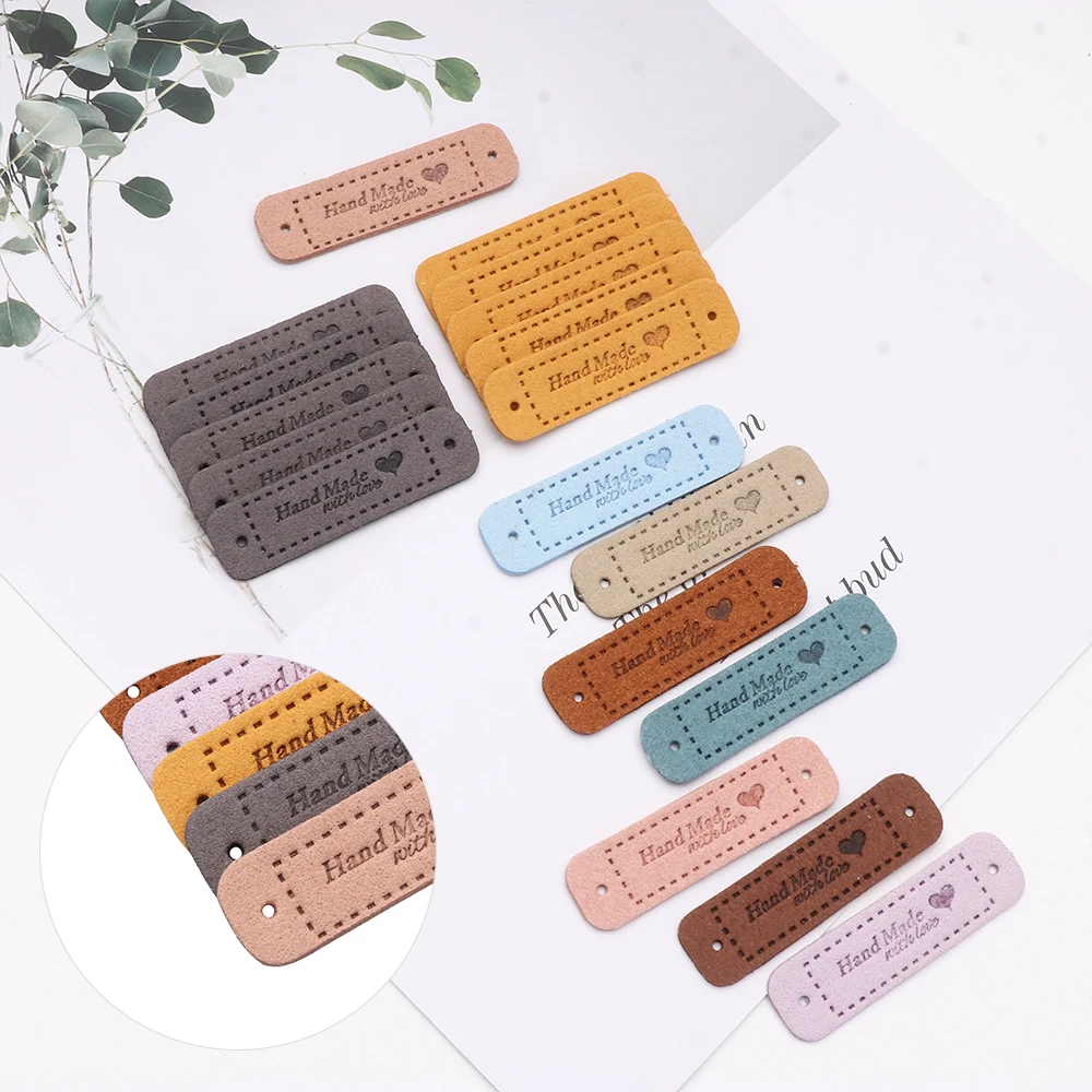 อุปกรณ์เย็บปักถักร้อยทำมือ 20 ชิ้น สำหรับทำหมวก กระเป๋า ป้ายเสื้อผ้า ป้ายติดเสื้อผ้า ทำด้วยความรัก