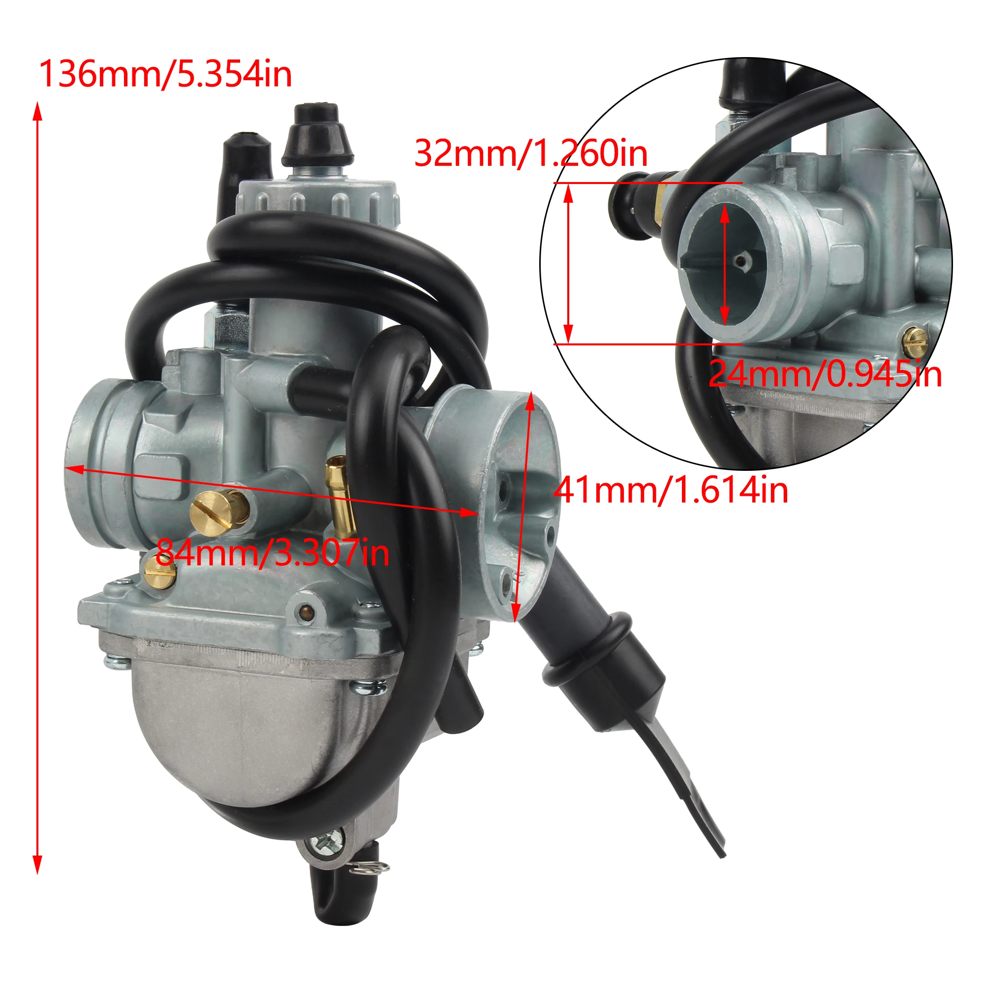 Motorcycle LT160 Carburetor For Suzuki Quadrunner OZARK QUADSPORT Carb 1989-2007 ATV Quad Dirt Bike Tuning Spare Parts