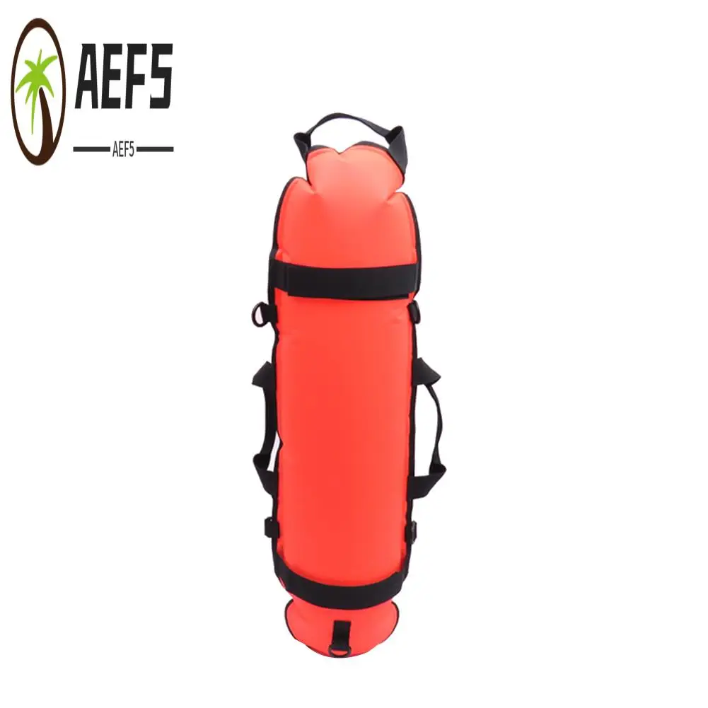 

AEF5-Inflation Diver Down Safety Surface Marker Buoy Signal Float With Flag And Rope,For Freediving Snorkeling