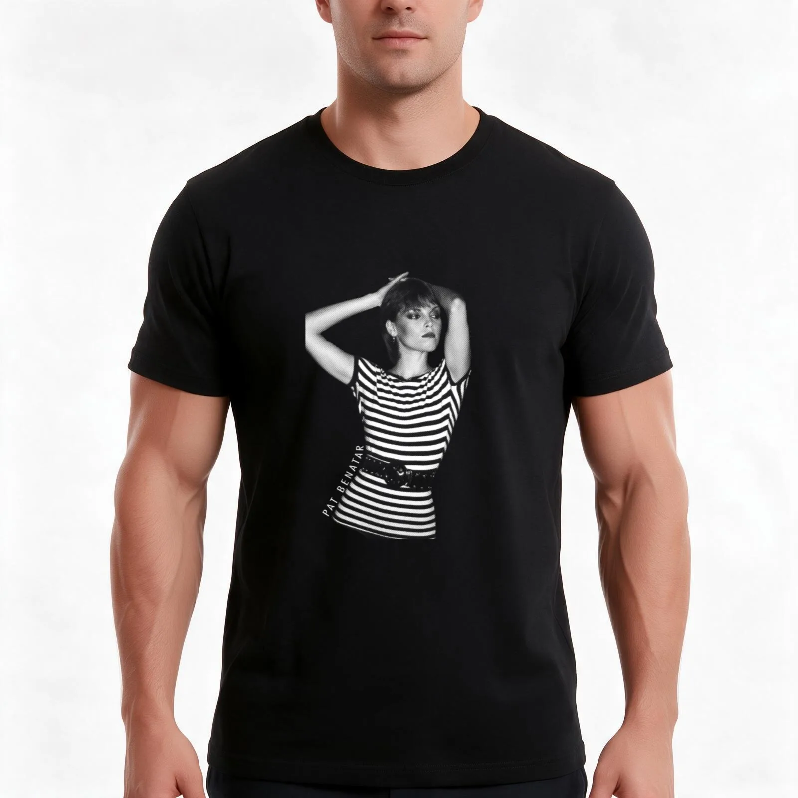 Pat Benatar T-Shirt Summer Casual Cotton Tee Oversized Streetwear Tops Vintage Graphic Print Loose Fit Short Sleeve
