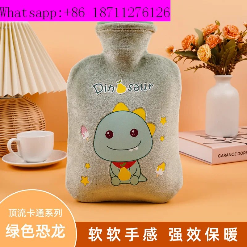 Winter hot water bag filling cute warm belly big warm water bag