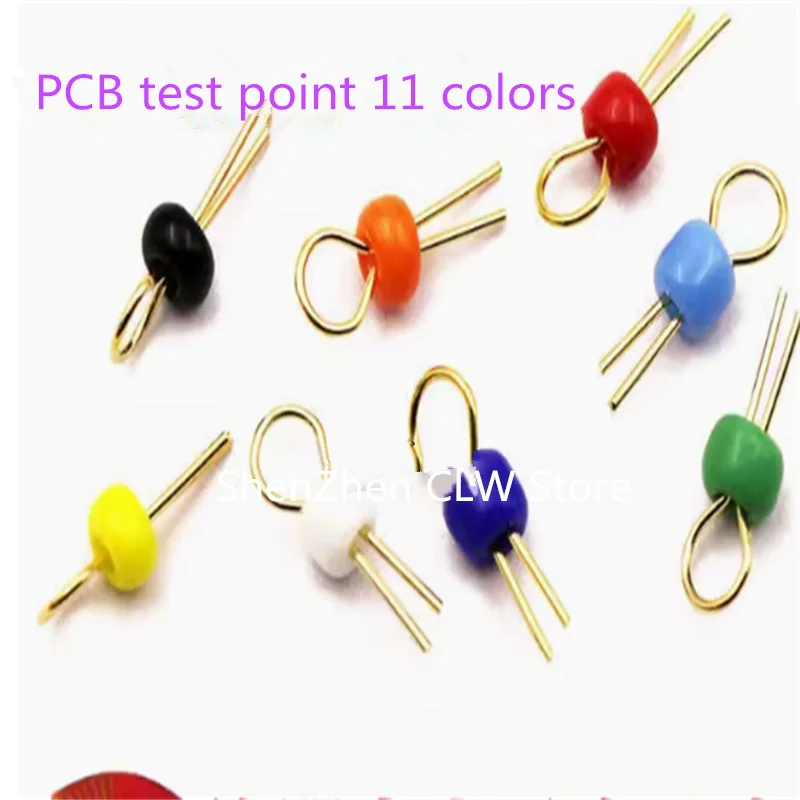 100PCS  PCB test points PCB test pins PCB test pins, cylindrical gold-plated ceramic test ring test beads