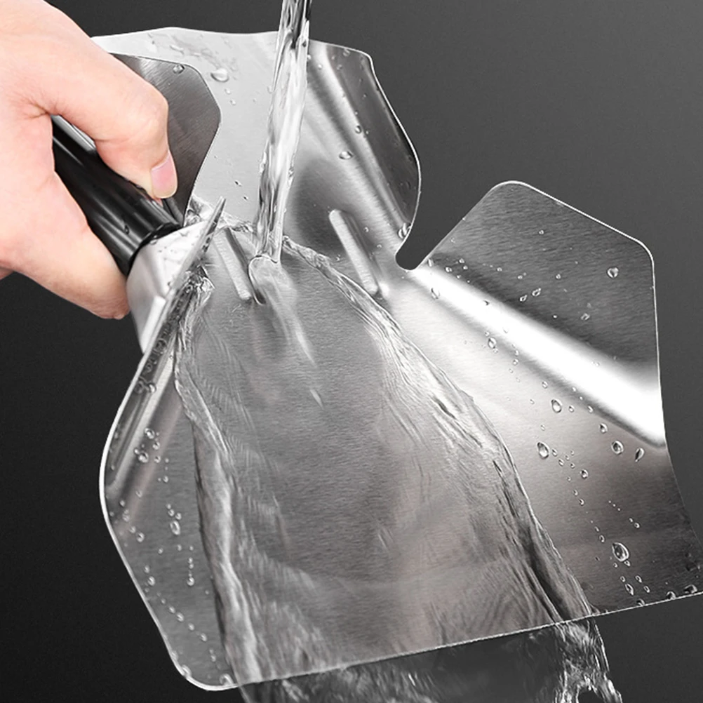 

French Fries Shovel with Comfort Grip Sturdy Metal Scoop for Easy Handling of Snacks Popcorn Chocolates Foods Dry Goods