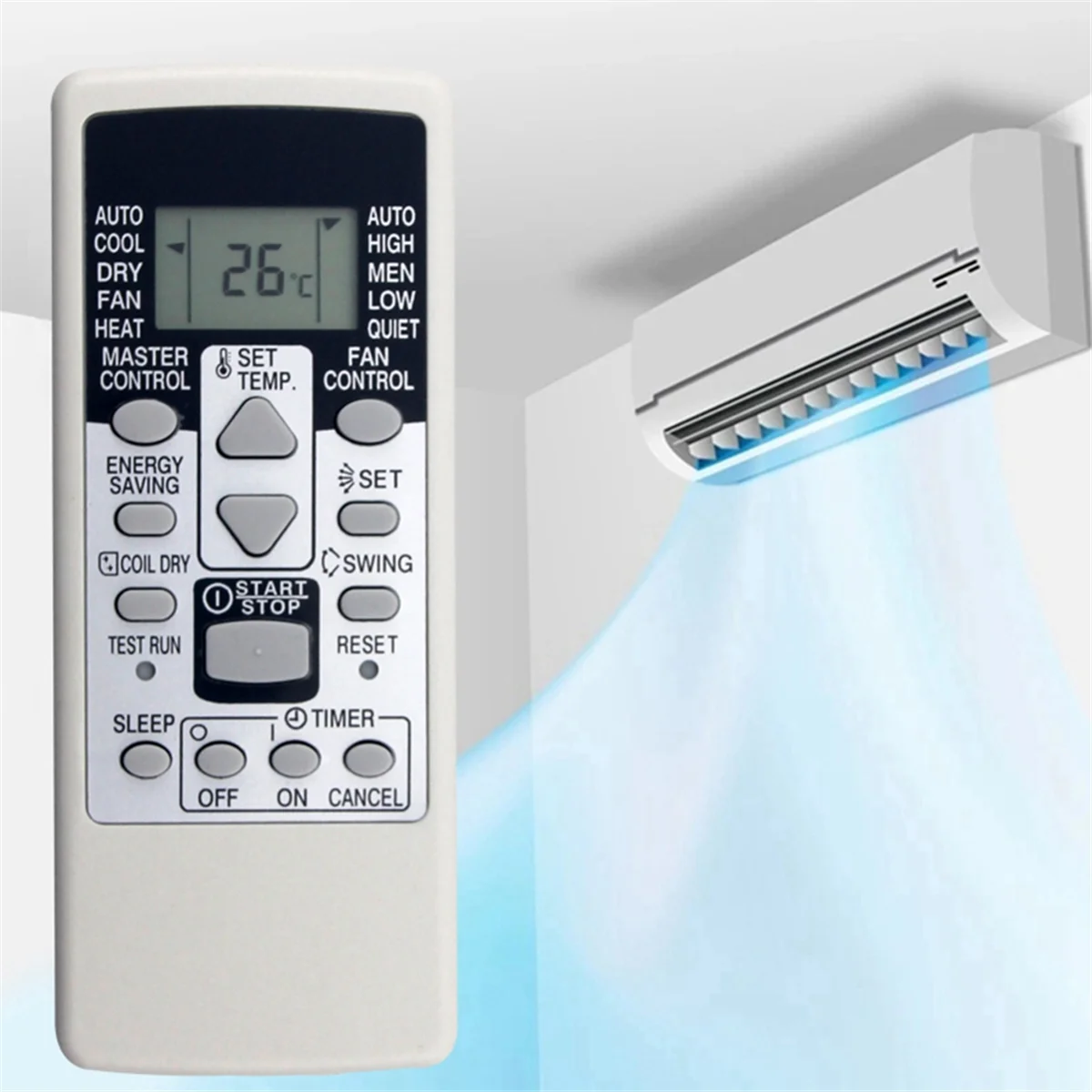 Trending Now Replace AR-RCD1C Remote Control for Fujitsu Air Conditioner AR-RCG2J AR-RCE1E AR-RCD1E AR-RCE1C AR-RCC2J