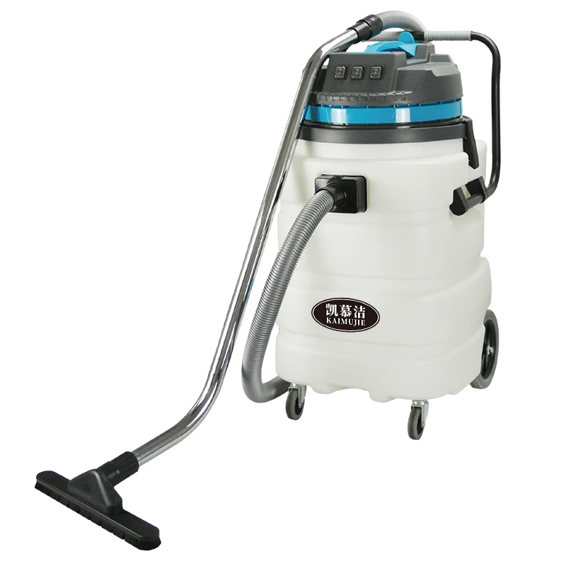 90L Vacuum Cleaner with 3 Motors 3000W High-power High Suction Plastic Bucket Body Industrial Vacuum Cleaner Can Absorb Water