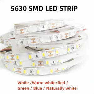 1m 2m 3m 4m 5m DC 12V Flexible TARD TIRA SMD Light 5630 IP20 Nicht implementierbar 60/20/180/2000/300LEDS hoch 10 mm 10 mm LED-LED-Band 6 HauptlED -Verkauf 10mm hohe Helligkeit - №5