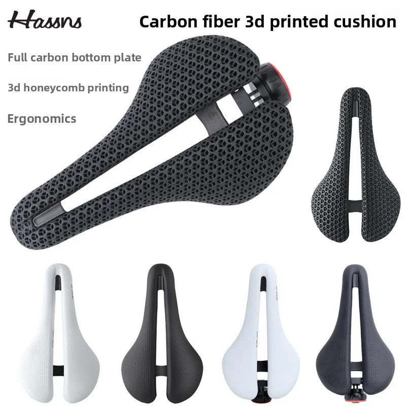 

Сверхлегкое карбоновое велосипедное седло унисекс с 3D-печатью для горных шоссейных велосипедов - удобное велосипедное сиденье