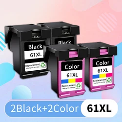 61XL Remanufactured for HP 61 61 XL Refilled Ink Cartridge for HP Envy 4500 4501 4502 4503 4504 4505 4506 4508 4509 5530 Printer