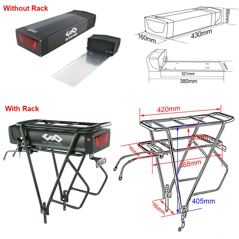 Oryginalny 21700 EBike akumulator tylny 52V 48V 28Ah 30Ah 35Ah 25Ah 24Ah 50E L-G dla 2000W 1500W 1000W 750W 500W 24 \