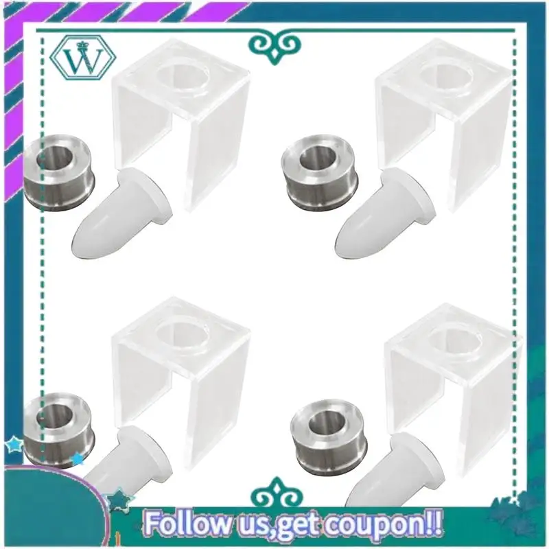 A09P 12 Piece Set DIY 12.1Mm Simple Lipstick Filling Tube Birdmouth Silicone Mold Aluminum Ring Single Hole Bracket