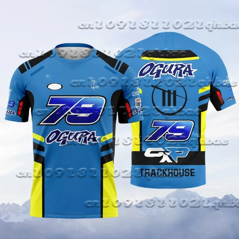 2025 Nuevo 79 Driver Ai Ogura Rosa Camiseta deportiva de carreras para hombres y mujeres Verano Deportes extremos Casual Transpirable Top de secado rápido