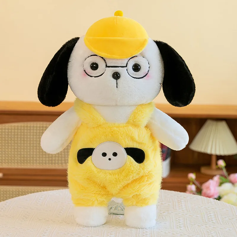 30cm Cute Hat Wearing Cinnamoroll Plush Toys Doll Student Doll Pillow Ornament Big Eared Dog Cartoon Doll Poduszka dla dzieci Prezent