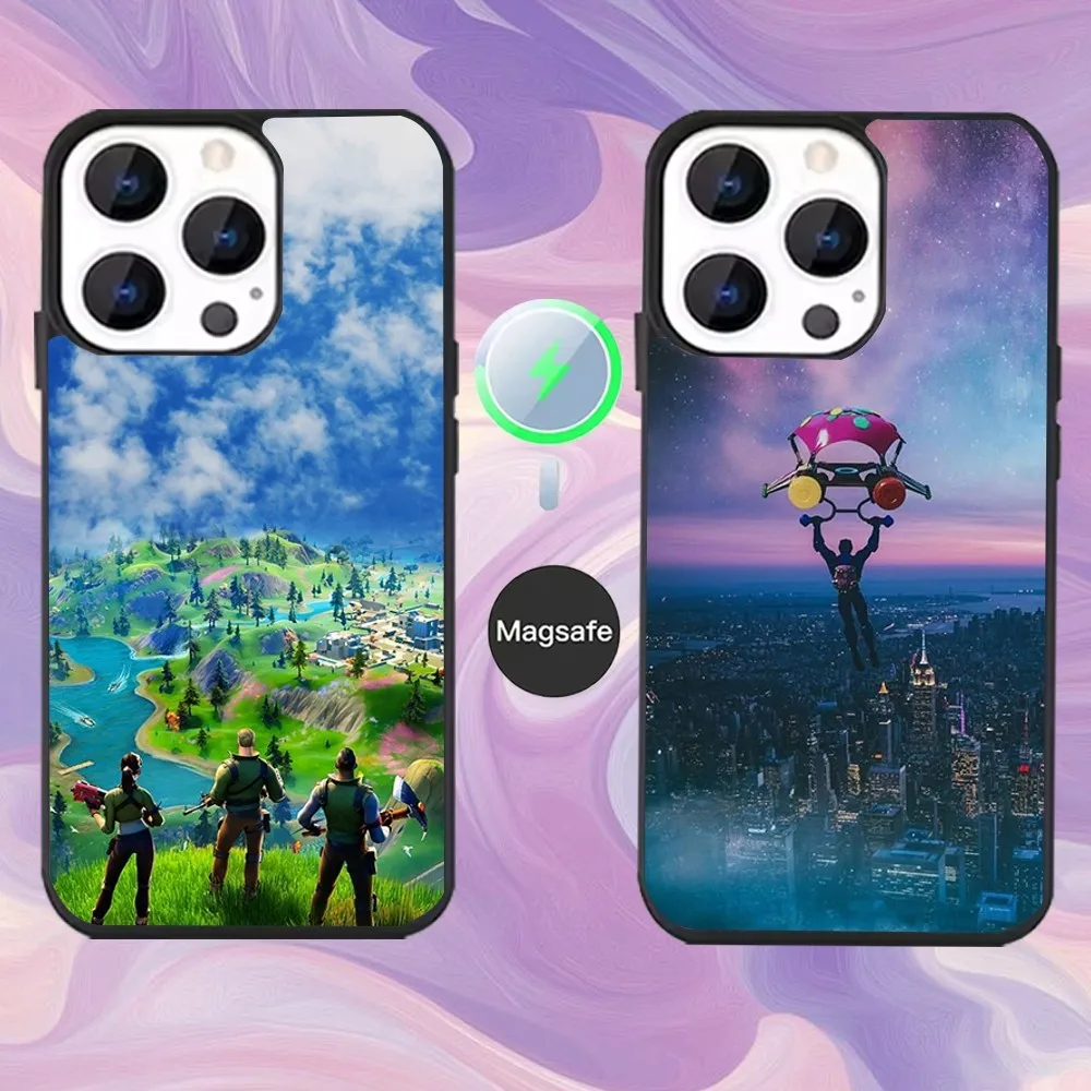 

Cool F-Fortnites Game Phone Case For iPhone 16,15,14,13,12,11,Pro,Max,Plus,Mini,Magsafe,Magnetic Wireless Charging Case
