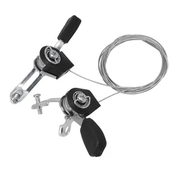 1 Pair 3x6/3x7 Speeds MTB Bike Thumb Shifter Top Mount Shifters With Inner Cable Mountain Road Bikes Thumb Gear Shifter Lever