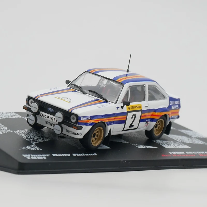 Ixo 1:43 Scale Diecast Alloy Ford Escort RS1800 WRC 1981 Toys Cars Model Classics Adult Gifts Collection Souvenir Static Display