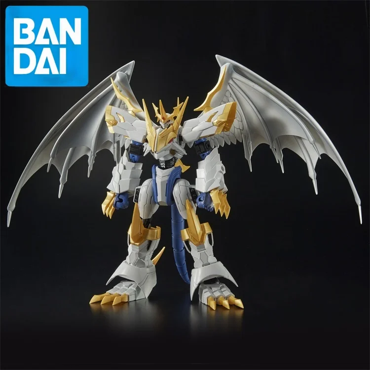 Spot Genuine Bandai Figurerisefrs Digimon Emperor Dragon Beast Paladin Form White Emperor Pvc Hand Toy Model Gift