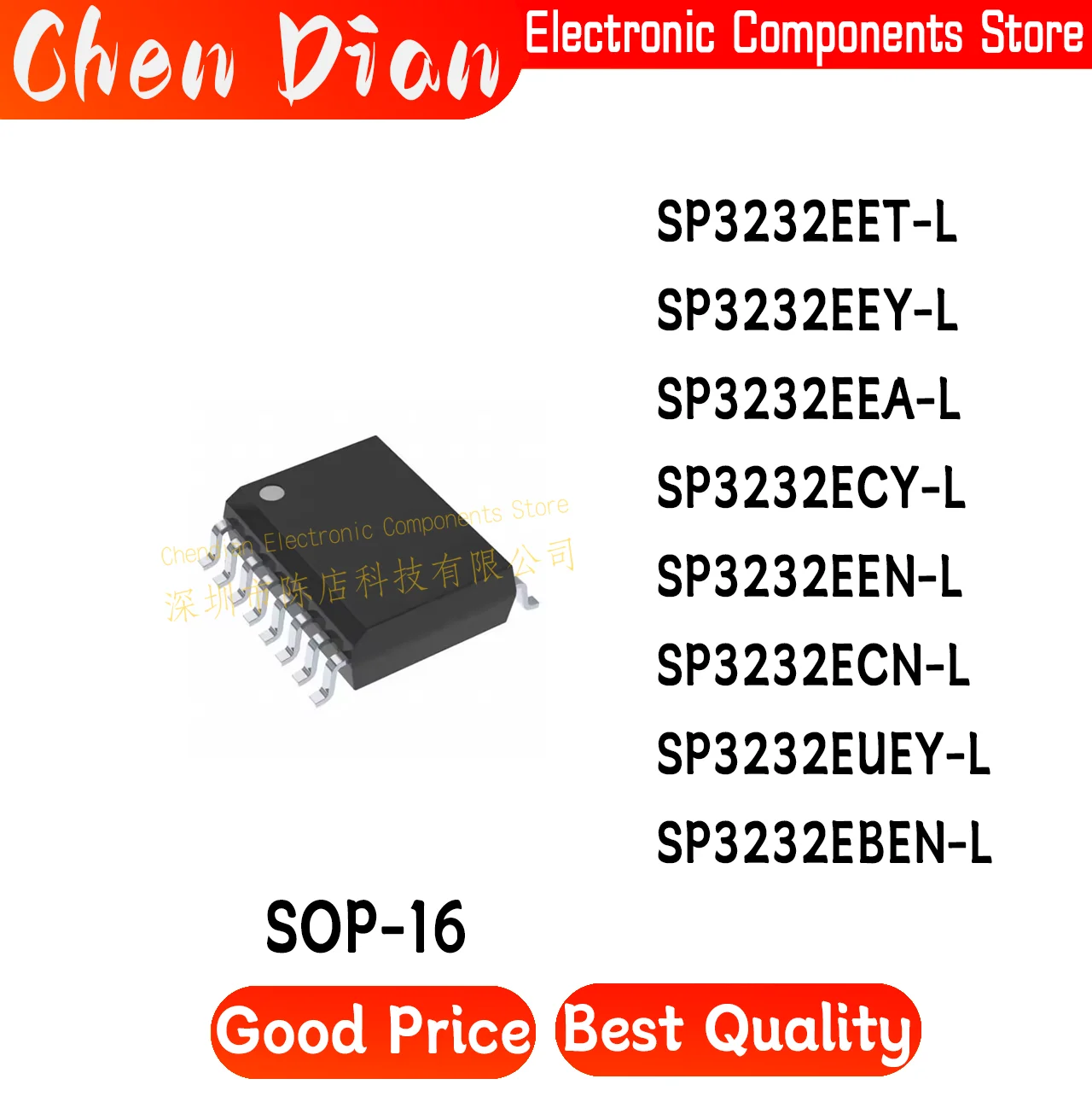 SP3232EET-L SP3232EEY-L SP3232EEA-L SP3232ECY-L SP3232EEN-L SP3232ECN-L SP3232EUEY-L SP3232EBEN-L New Original Genuine