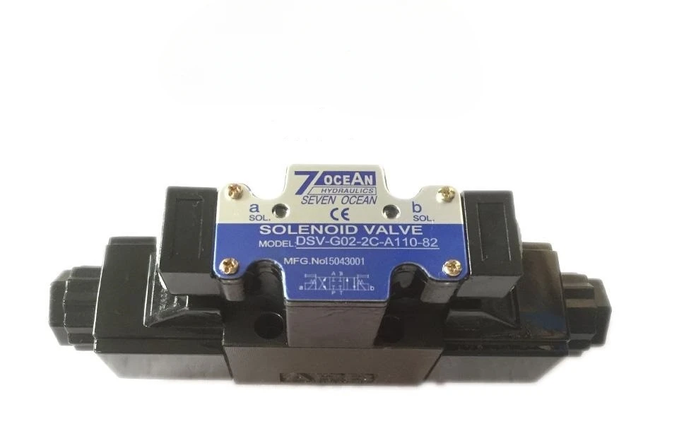 For 7OCEAN HYDRAULICS DSV-G02-6C-A110-90 SEVEN OCEAN SOLENOID VALVE MODEL:DSV-G02-2C-DC24-90 DSV-G02-2N-A110-90/82/20/31