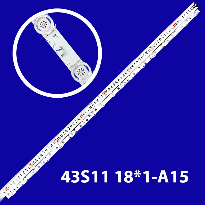 Лента светодиодной подсветки для TCL F43A-ZS 43S11 18*1-A15 43HR330M18A0 V4 43S453 43S455 43S45 43S451 43S452 43S454 43p635 IFF43U62 Лента светодиодной подсветки для TCL F43A-ZS 43S11 18*1-A15 43HR330M18A0 V4 43S453 43S455 43S45 43S451 43S452 43S454 43p635 IFF43U62