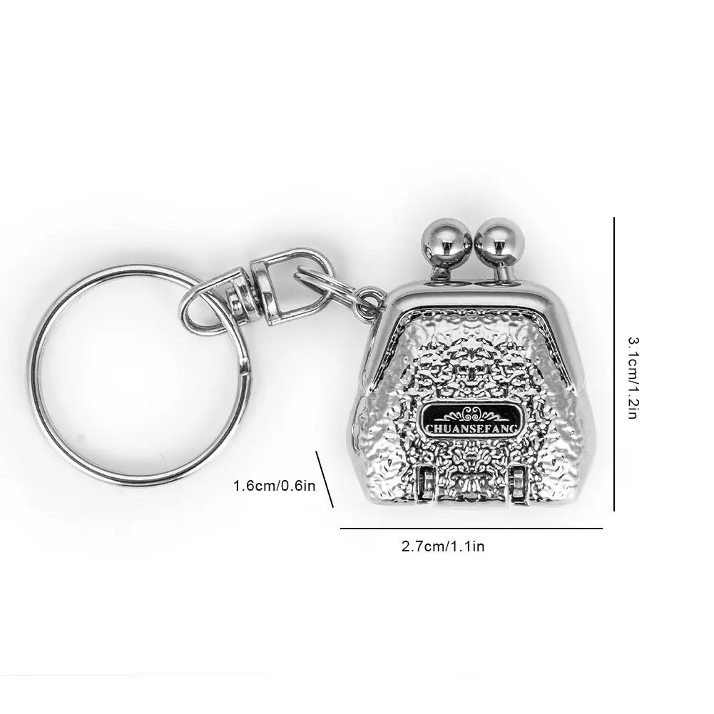 Neue Edelstahl Fingernagel Metall faltbare Mini Nagel Trim Nägel kreative Gepäckfach Schlüsselanhänger