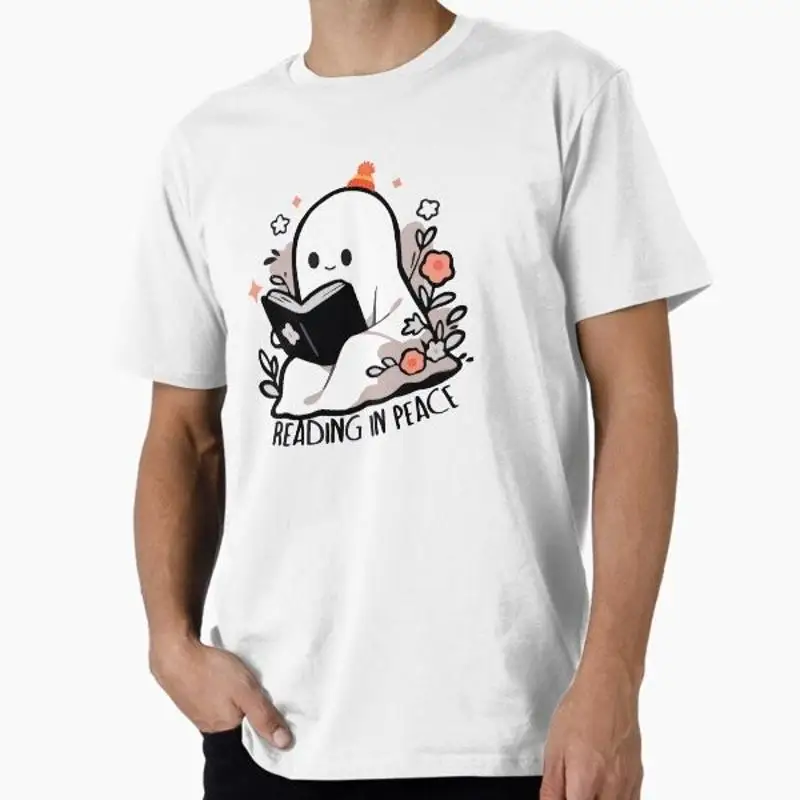 Reading In Peace Book Lover Classic sticker Made USA AUS T Shirt M 2XL