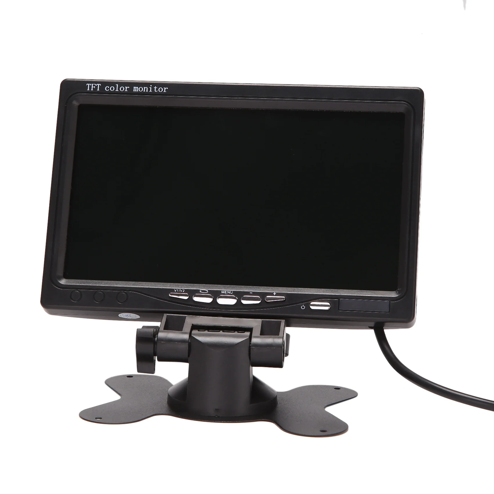 Monitor TFT LCD a Color HD para coche, cámara de respaldo de visión trasera inversa, accesorios electrónicos automotrices, 12V-24V, 7 pulgadas