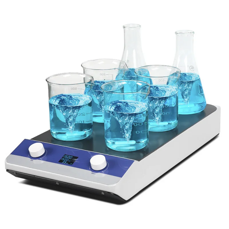 High Volume Magnetic Mixer Adjustable Speed Large Capacity Magnetic Stirrer Laboratory Tianlian Digital Magnetic Stirrer