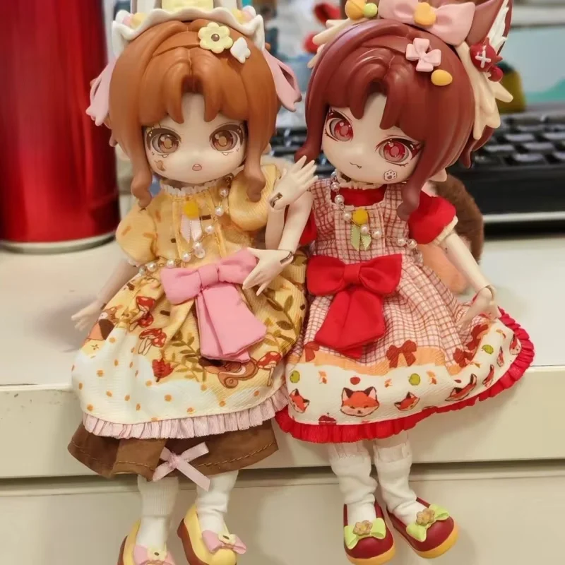 Come4free ミントファンタジーの森ブラインドボックス Bjd 12 ポイント Bjd 可動フィギュア 1/12 アクション置物人形装飾モデルギフトおもちゃ