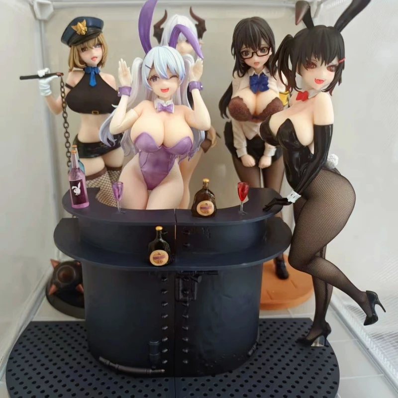 

Новая фигурка 1/4 Biya Yuna, стоящий фиолетовый хвостик, кролик-гнездо, модель девушки-кролика Biya Una Bunny Girl Rin Shia, фигурка, хороший подарок