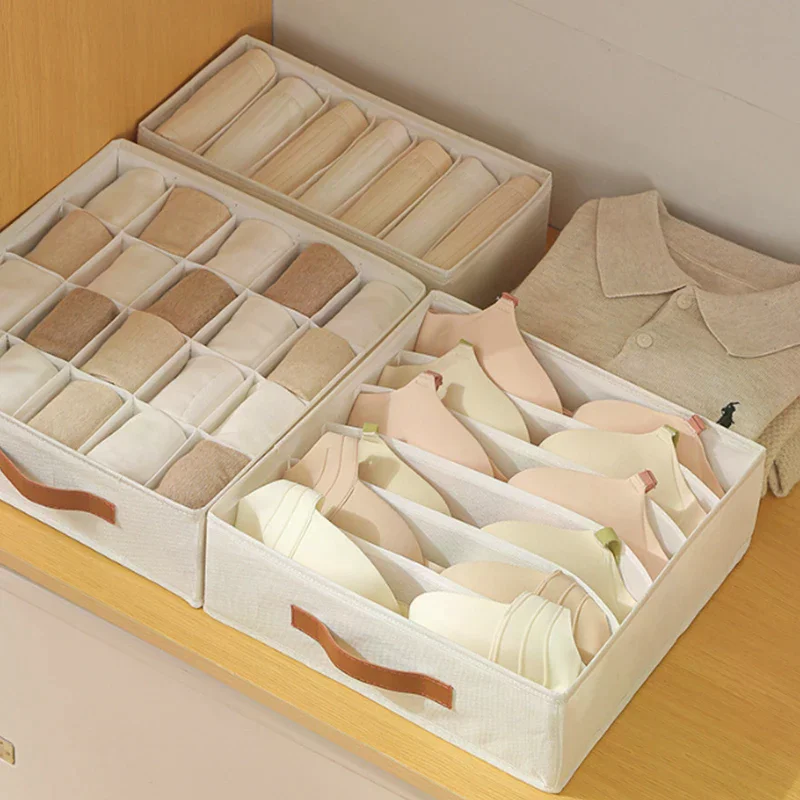 1-Pack Foldable Fabric Pants Box for Efficient Dresser and Wardrobe Organization; Ideal for Home Improvement