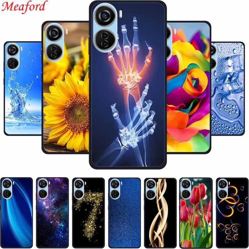For ZTE Blade V50 Design 5G Case Black Silicone Soft TPU Phone Cases For ZTE Nubia V40 V50 Design Blade V41 Vita Back Cover Case
