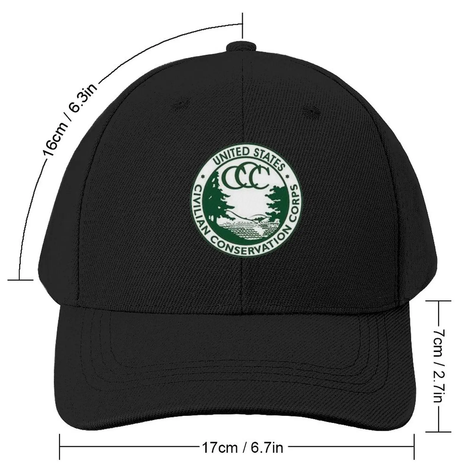 The Civilian Conservation Corps Baseball Cap Icon Sun Hat For Children Men Hat Women's