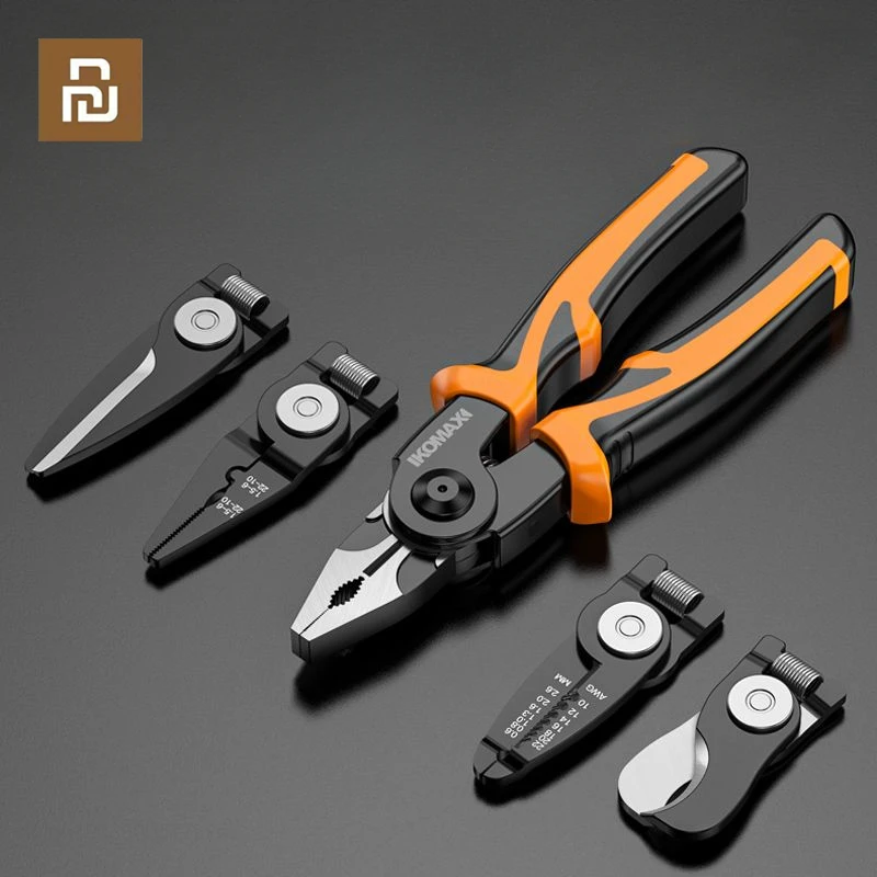 

Xiaomi 5in1 Wire Pliers Industrial Grade Multifunctional Hardware Manual Tools Electrician Hardware Tool Universal Wire Cutters