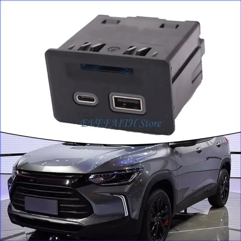 124B Replace 13525431 13529869 USB Port Socket Center Console Auxiliary USB Socket for 1500 USB Connector