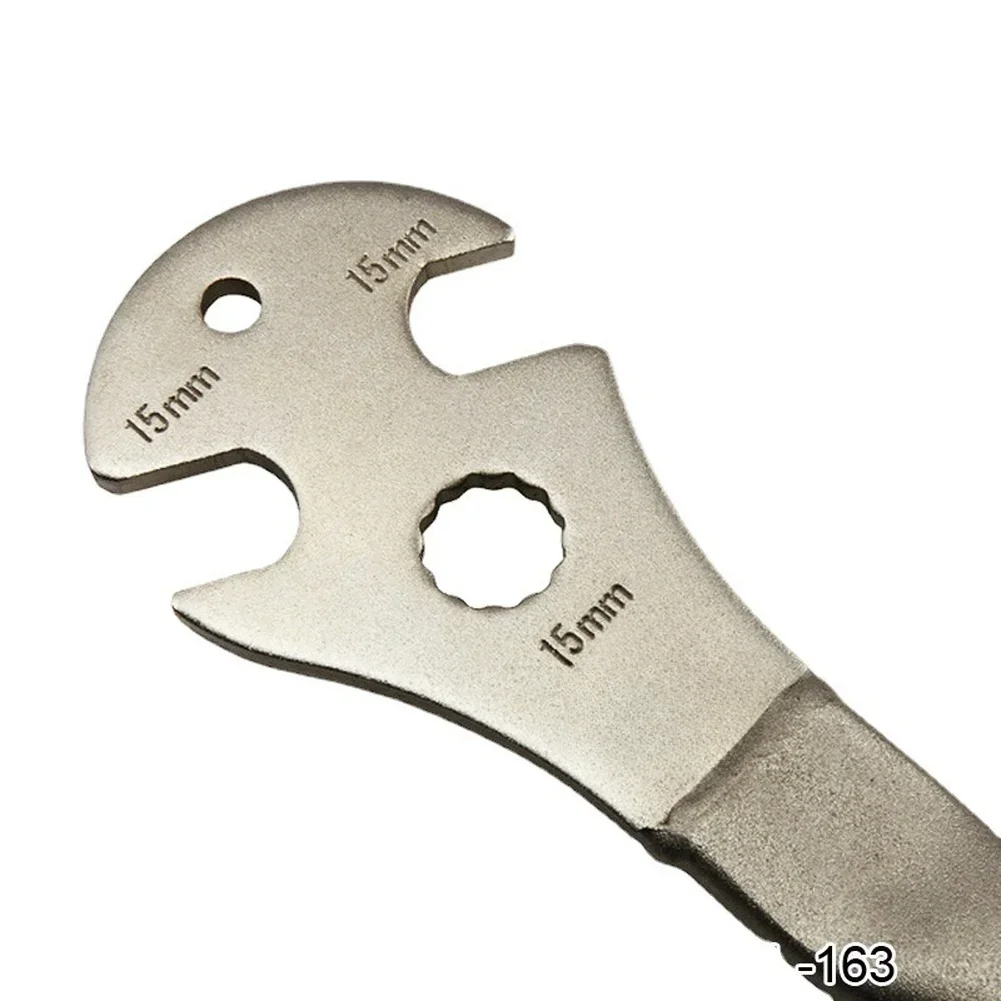 Alloy Steel Pedal Wrench with Extended Handle 15mm Foot Operated Wrench for Road MTB Bike Maintenance Tool YC-163