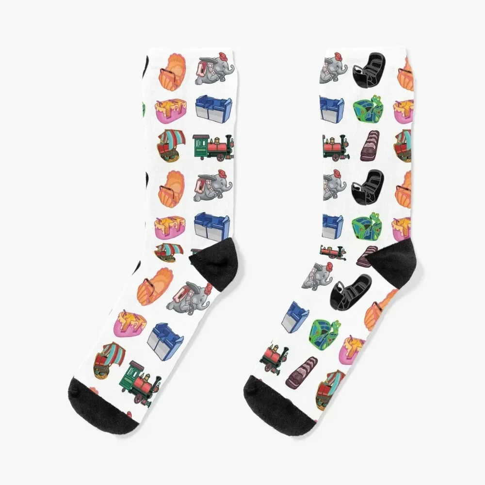 Ride Vehicles (without Caption) Socks basketball gym Woman Socks Men's