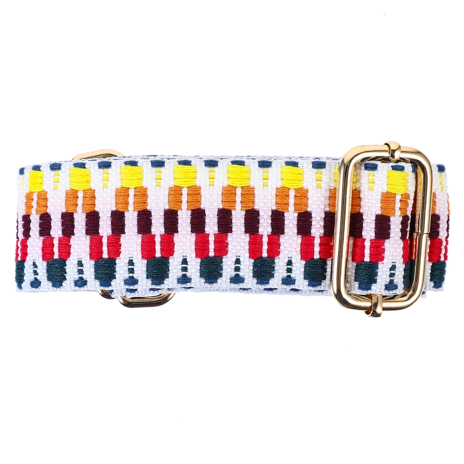 

Adjustable Shoulder Strap Textile Crossbody Bag Replacement Belt Tote Accessories Strap Replacement Bright Color Fashion