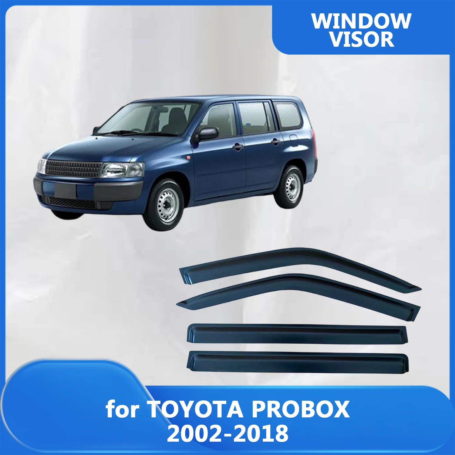 

Window Visor for TOYOTA PROBOX 2002-2018 Wind Deflectors Rain Guards Door Visor Vent Shades