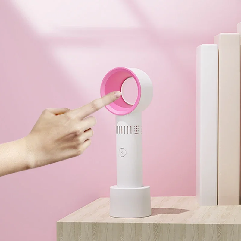 Rechargeable Eyelash Blower USB Portable False Eyelash Fast Drying Bladeless Fan False Eyelash Extender Women's Makeup Tools image 2