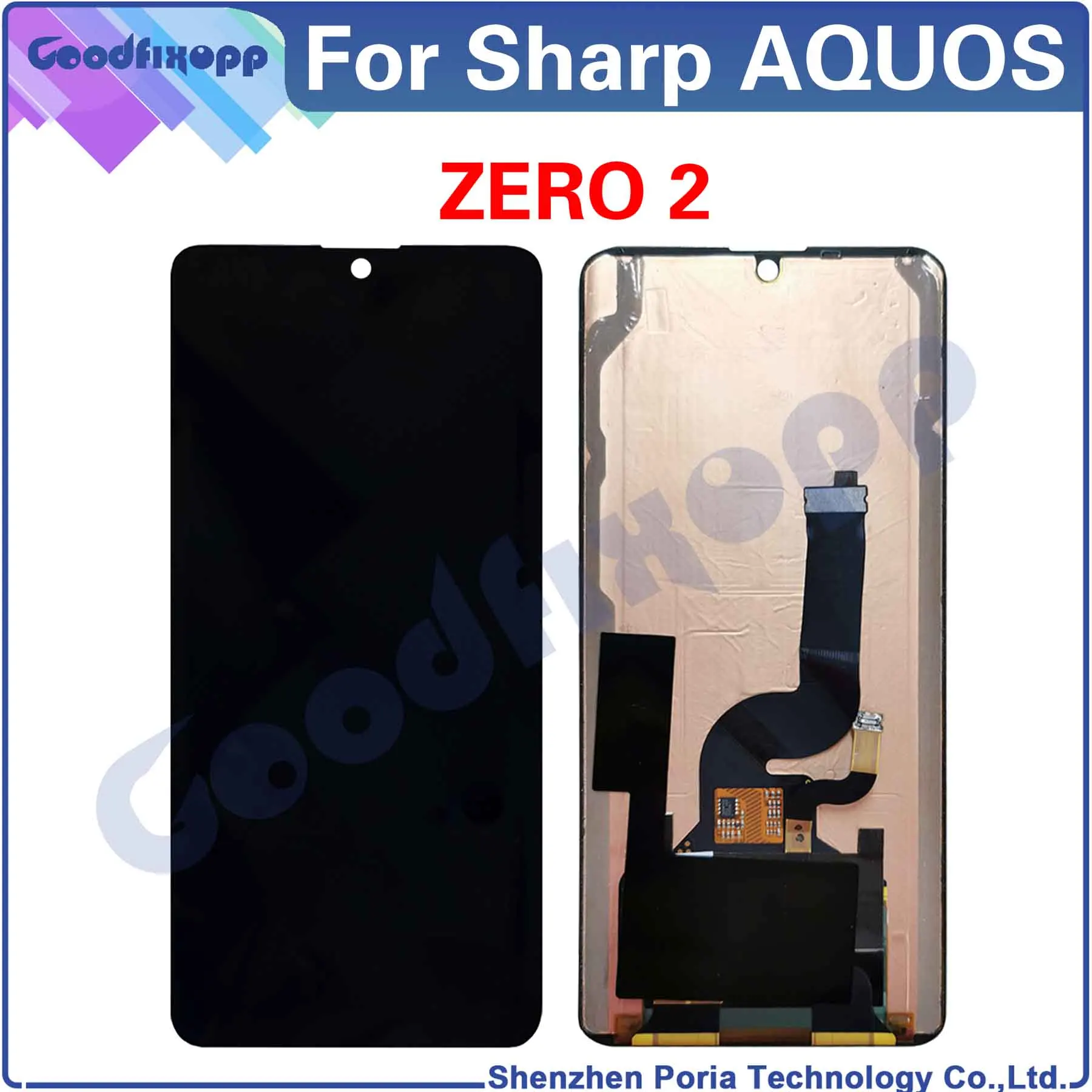 

For Sharp AQUOS ZERO2 ZERO 2 SHV47 SH-01M 906SH SH-M13 LCD Display Touch Screen Digitizer Assembly Repair Parts Replacement